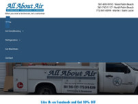 All About Air website screenshot