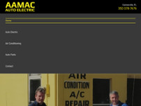 AAMAC Auto Electric website screenshot