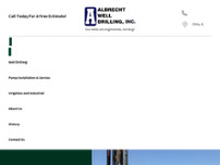 Screenshot for https://www.albrechtwelldrillinginc.com/