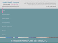 Amberly Family Dentistry website screenshot