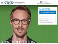 Texas State Optical website screenshot