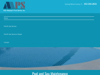 Aldo Alleguez's Pool Service website screenshot