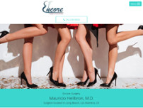 Screenshot for http://www.encoresurgery.com