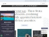 Website Screenshot Strata Apartments