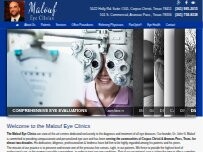 Website Screenshot Malouf Eye Clinics