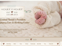 Heart 2 Heart Birth Center website screenshot