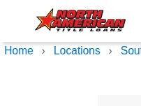 Website Screenshot North American Title Loans - Closed