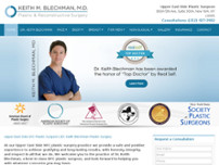 Keith M. Blechman, MD website screenshot