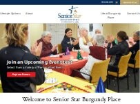 Website Screenshot Senior Star at Burgundy Place