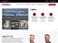 Website Screenshot HealthQuest Physical Therapy - Lapeer