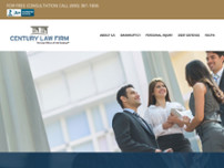 Century Law Firm website screenshot