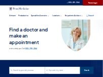 Website Screenshot LG Health Physicians Geriatrics