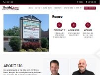 Website Screenshot HealthQuest Physical Therapy - Romeo