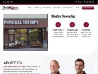 Website Screenshot HealthQuest Physical Therapy - Shelby Township