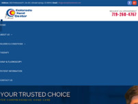 Colorado Hand Center website screenshot