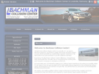 Bachman Collision Center website screenshot