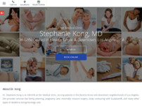 Her Medical Clinic: Stephanie Kong, MD website screenshot