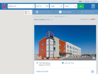 Motel 6 Midland, TX website screenshot