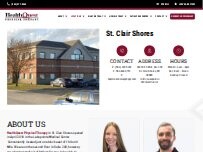 Website Screenshot HealthQuest Physical Therapy - St. Clair Shores