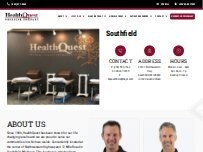 Website Screenshot HealthQuest Physical Therapy - Southfield