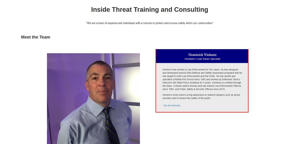 Images Inside Threat Training & Consulting