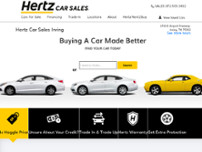 Screenshot for https://www.hertzcarsales.com/irving.htm