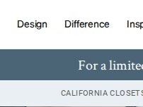Website Screenshot California Closets - Houston