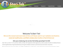 Steri-Tek website screenshot