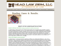 Head Law Firm, LLC website screenshot