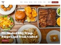 Website Screenshot Wingman Brew 'N Que