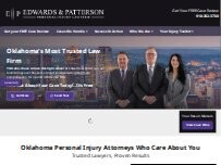 Website Edwards & Patterson Personal Injury Law Firm
