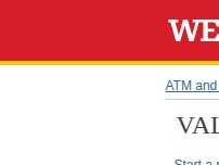 Website Screenshot Wells Fargo Bank