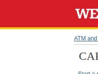 Website Screenshot Wells Fargo Bank