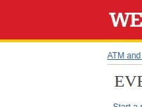 Website Screenshot Wells Fargo Bank