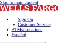 Website Screenshot Wells Fargo Bank