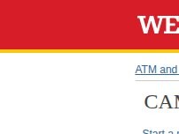 Website Screenshot Wells Fargo Bank