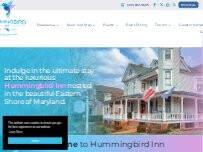 Website Screenshot Hummingbird Inn