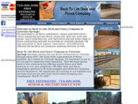 Screenshot for http://www.back2lifehomes.com