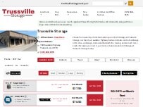 Website Screenshot Trussville Storage