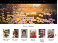 Fournier Arthur V Funeral Director website screenshot