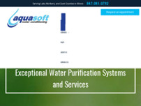 Aqua Soft Water Conditioning Co website screenshot