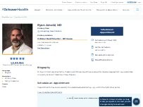 Website Screenshot Ryan Arnold, MD