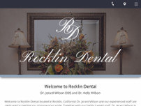 Rocklin Dental website screenshot