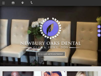 Newbury Oaks Dental website screenshot