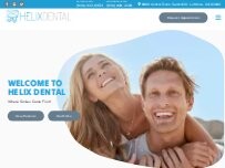 Website Screenshot Helix Dental