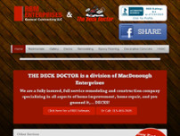 Screenshot for http://www.syracusedeckdoctor.com