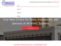 Davco Heating & Cooling LLC website screenshot