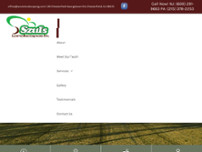 Screenshot for http://www.szulslandscaping.com/