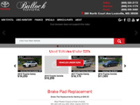 Screenshot for http://www.bullocktoyota.com/