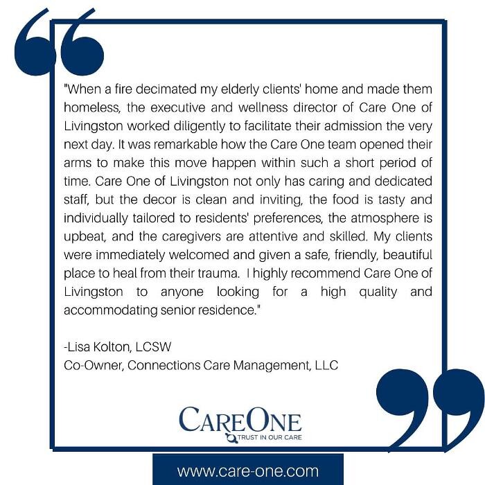 Images CareOne at Livingston Assisted Living